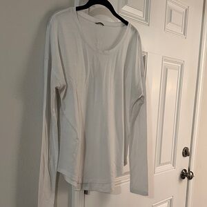The North Face White Long Sleeve Tee